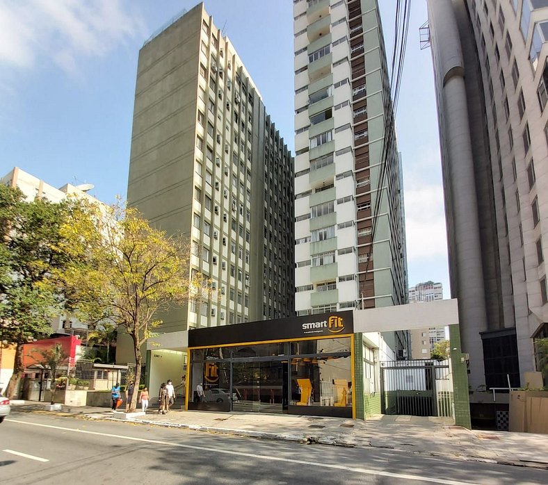 Charming Apartment close to Paulista Ave, Air-Con